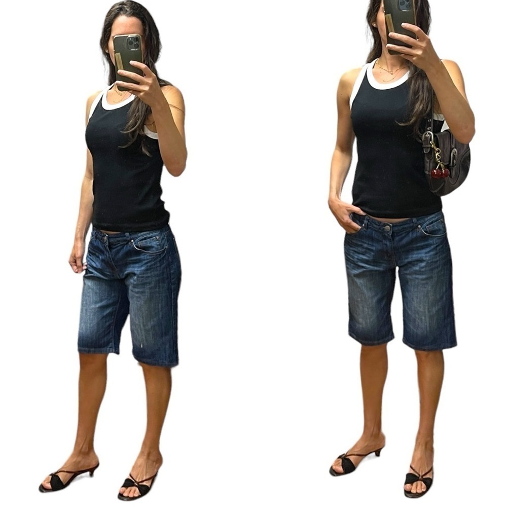 Twik denim bermuda shorts blue Men’s size W32